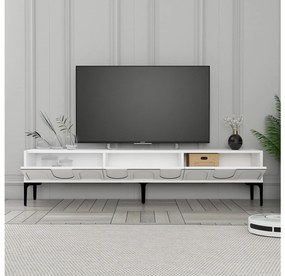 TV stolík/skrinka Bipemu 3 (biela + čierna) . Vlastná spoľahlivá doprava až k Vám domov. 1095679