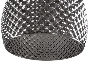 Toolight - Retro sklenená stropná lampa E27 60W APP897-1CP, čierna, OSW-05697