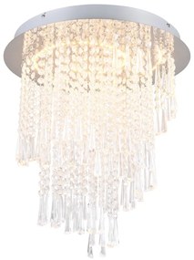 LED stropné svietidlo v striebornej farbe ø 45 cm Pomp – Trio