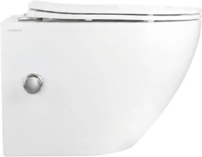 Hydroland Závesná WC misa s funkciou bidetu a SoftClose sedadlom Karat, biela