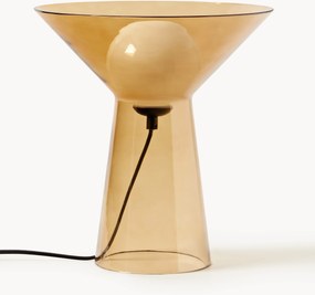 Malá stolová lampa zo skla Marley