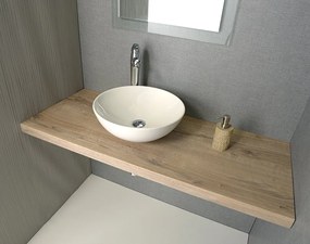 Sapho Sapho, AVICE doska pod umývadlo 100x50cm, hrúbka 5cm, dub Rover, AV104