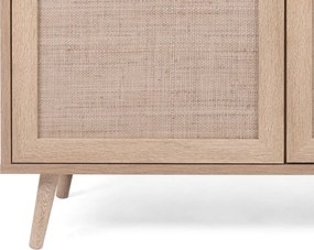 Skrinka 2-dverová Bali, dub sonoma/výplet