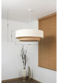 Brilagi - LED závesný luster na lane BOHO STYLE, 3× E27 (max. 15 W), 230 V, priemer 80 cm