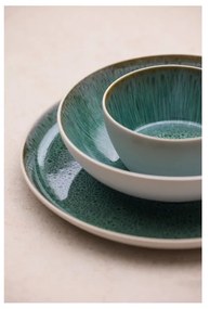 Biely/zelený tanier z kameniny ø 27 cm Gastro White/Green – Bitz