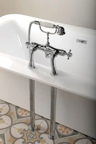 Sapho Sapho, ANTEA pripojenie pe ištaláciu vaňovej batérie na okraj vane (pár), bronz, 9856