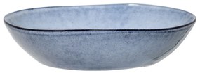 Bloomingville Hlboký keramický tanier Sandrine Blue 22 cm