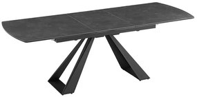 Rozťahovací keramický jedálenský stôl Kody 180-230 cm grafit