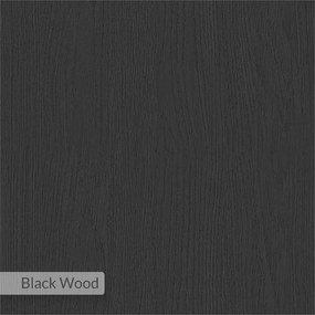 Rohový TV stolík Houseland Thales dub čierny