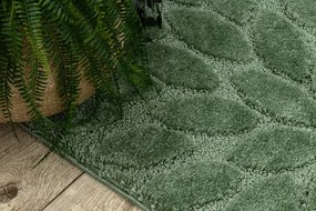 Kúpeľňový koberček SUPREME LINES kamienky, zelený