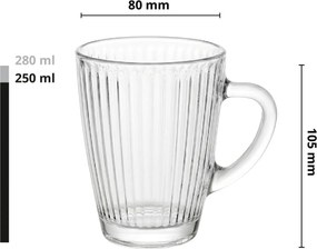 Lav hrnčeky Hestia 300 ml 6 ks