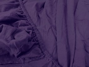 Jersey plachta s lycrou tmavofialová 180 x 200 cm