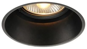 Zápustné - podhľadové svietidlo SLV HORN-T, QPAR111, matná černá 113170