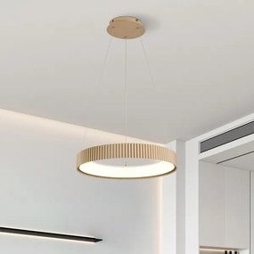 Brilagi - LED stmievateľný luster na lanku FALCON MODERN LED/30W/230V 40 cm béžový + diaľkové ovládanie