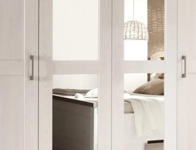 Šatníková skriňa Luca, 4-dverová