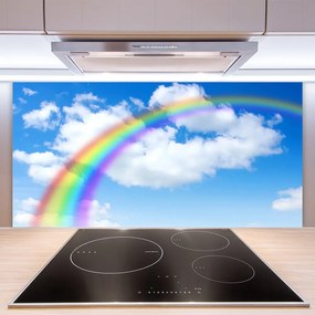 Nástenný panel  Dúha nebo mraky príroda 120x60 cm