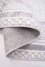 Koberec BUTIK 351 krémový / sivý