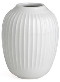 Biela kameninová váza Kähler Design Hammershoi, výška 10 cm