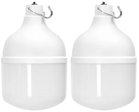 Aigostar - LED Solárny luster 2xLED/35W/12V 6000 mAh 6500K pr. 10 cm