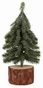 Vianočná dekorácia Stromček na kláte 19 cm, SET 2 KS
