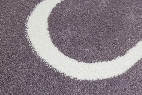 Koberec Lima M180A fialový / krémový