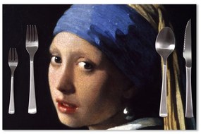 Sablio Prestieranie Dievča s perlou - Johannes Vermeer: 40x30cm