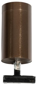 Moderný bodový reflektor tmavá bronz pre koľajnicový systém 1-fázový 70 mm - Iconic Jeana Luxe