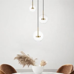 Zuma Line P0428-03L-L4AC - LED Luster na lanku ENCELADUS 3xLED/5W/230V zlatá