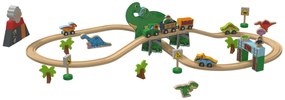 lupilu®  Drevená železnica L (dinosaury)  (100395198)