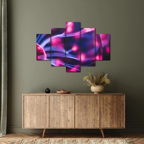 Abstraktný fialový obraz (150x105 cm)