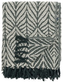 Bloomingville Prehoz z recyklovanej bavlny Ugento Green 130 x 160 cm