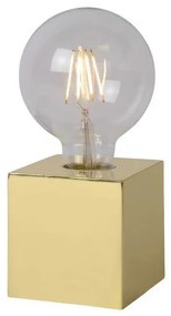 Lucide 20500/05/01 - LED stolná lampa CUBICO 1xE27/5W/230V mosadz
