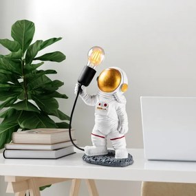 Detská lampička ASTRONAUT 1xE27/40W/230V medená/biela