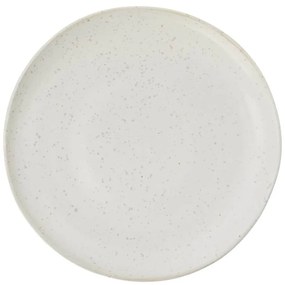 House Doctor Kameninový obedový tanier Pion Grey/White 21,5 cm