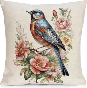 GOBELÍNOVÁ DEKORAČNÁ OBLIEČKA NA VANKÚŠ FLOS 45X45 CM VZOROVANÁ