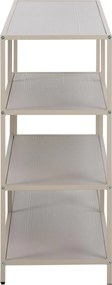 Knižnica Seaford 114 cm sivá