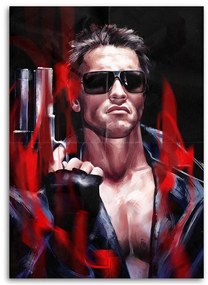 Gario Obraz na plátne Terminátor, Arnold Schwarzenegger portrét - Dmitry Belov Rozmery: 70 x 100 cm