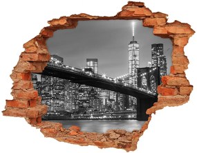 Fototapeta diera na stenu 3D New york v noci nd-c-96581039