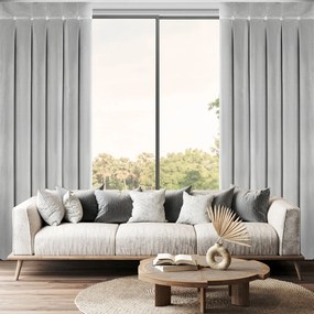 ZATEMŇOVACÍ ZÁVES NA PÚTKACH ALITA 85X250 CM STRIEBORNÁ