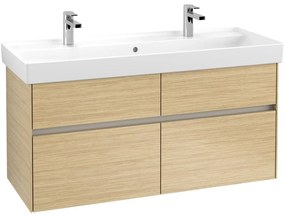 VILLEROY &amp; BOCH Collaro závesná skrinka pod umývadlo, 4 zásuvky, 1154 x 444 x 546 mm, Nordic Oak, C01200VJ