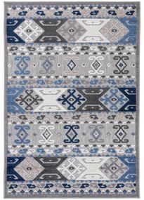 Kusový koberec Aztek sivomodrý 120x170cm