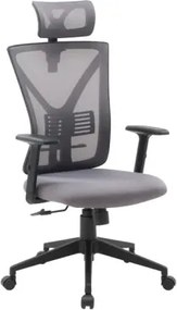Kancelárska stolička Image, šedá látka%
