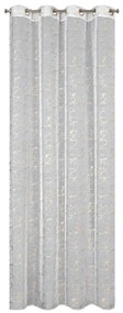 ZÁCLONA NA KRÚŽKOCH REVA1 140X250 CM VZOROVANÁ