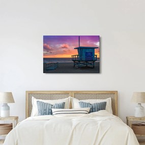 Obraz z pláže Santa Monica (90x60 cm)