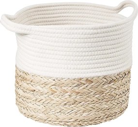 COTTON BRAID Úložný kôš z morskej trávy M