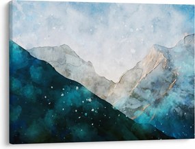 Obraz - Kresba hôr (70x50 cm)