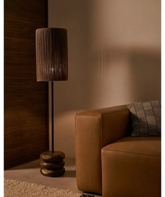 Stolová lampa v tmavoprírodnej farbe z masívu akácie (výška 147 cm) Kor – Kave Home