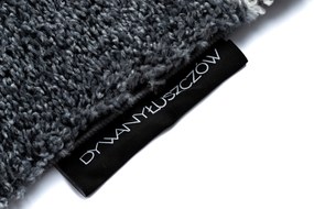 Koberec BERBER ASILA B5970, sivo - biely, strapce, Maroko Shaggy