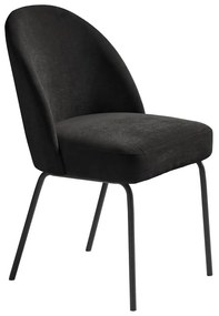 Čierna jedálenská stolička Creston – Unique Furniture