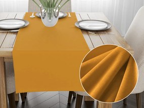 Biante Zamatový behúň na stôl Velvet Prémium SVP-008 Medový 35x180 cm